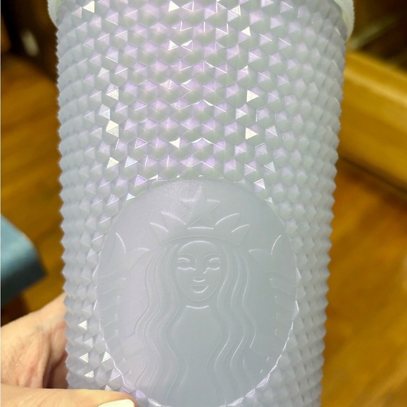 Starbucks Lavender Textured Tumbler 24 oz w/straw - Picture 2 of 3
